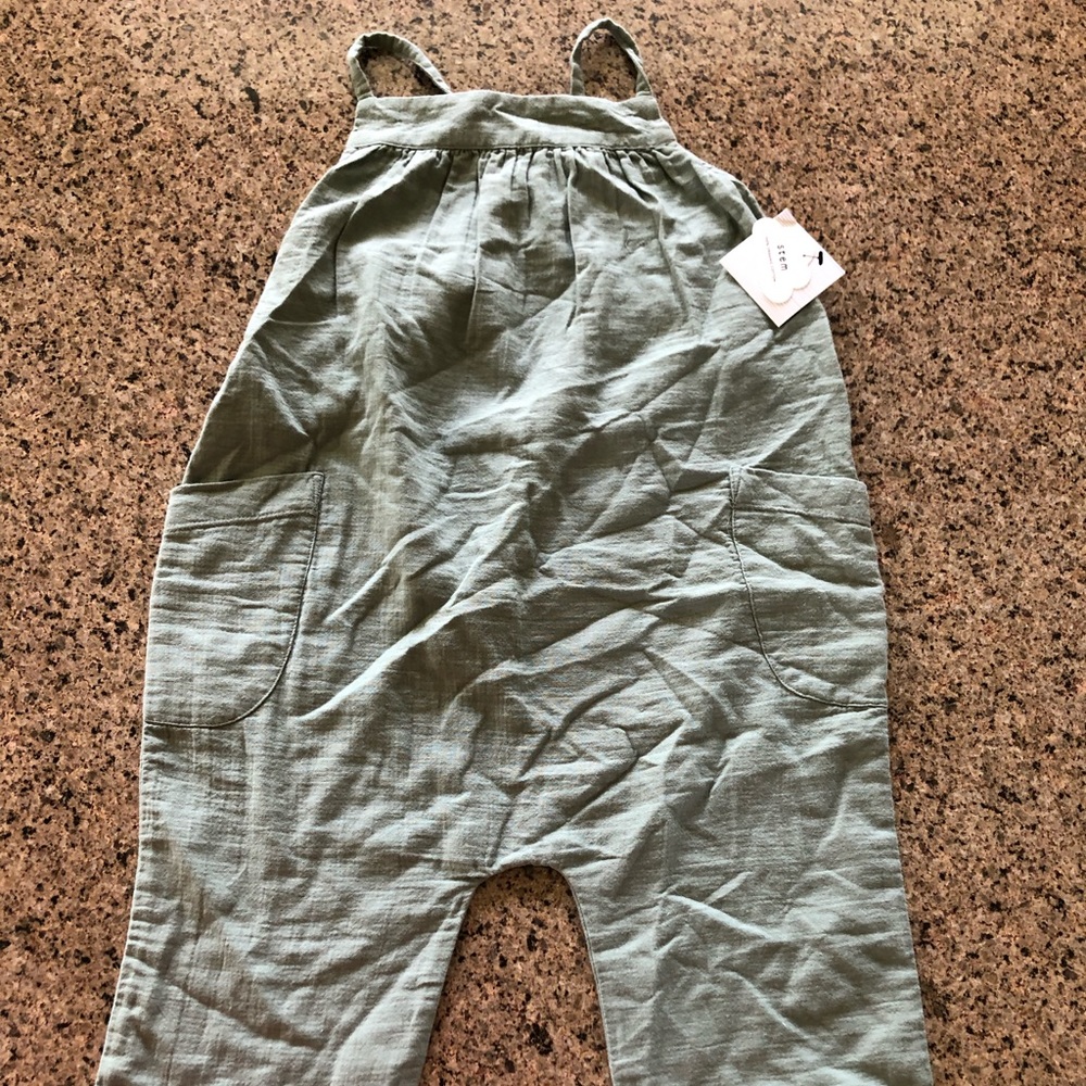 Stem- Green lily pad jumpsuit